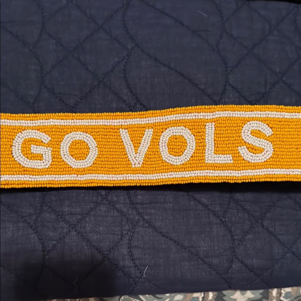 GO VOLS Beaded Crossbody Bag - Orange